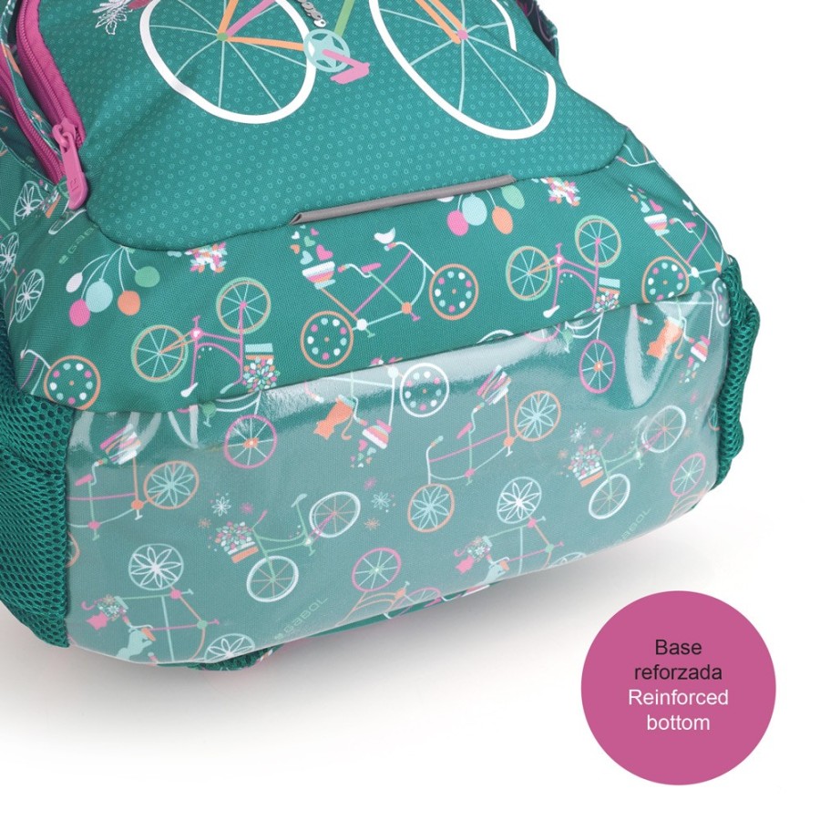Mochila con 3 departamentos FIORI